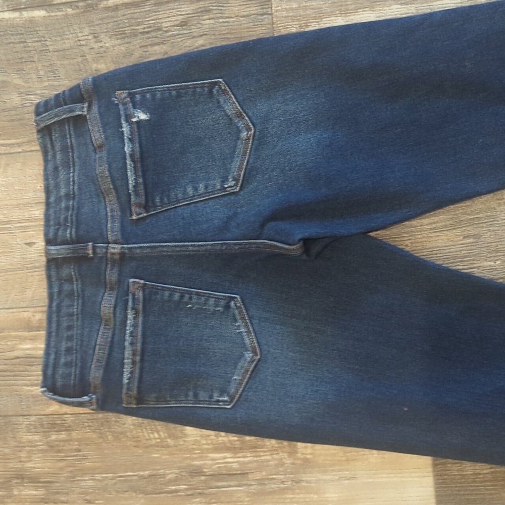 FLYING MONKEY Mid Rise Flare stretch destroyed jeans BY4668R The Buckle sz25x31L - Picture 10 of 15